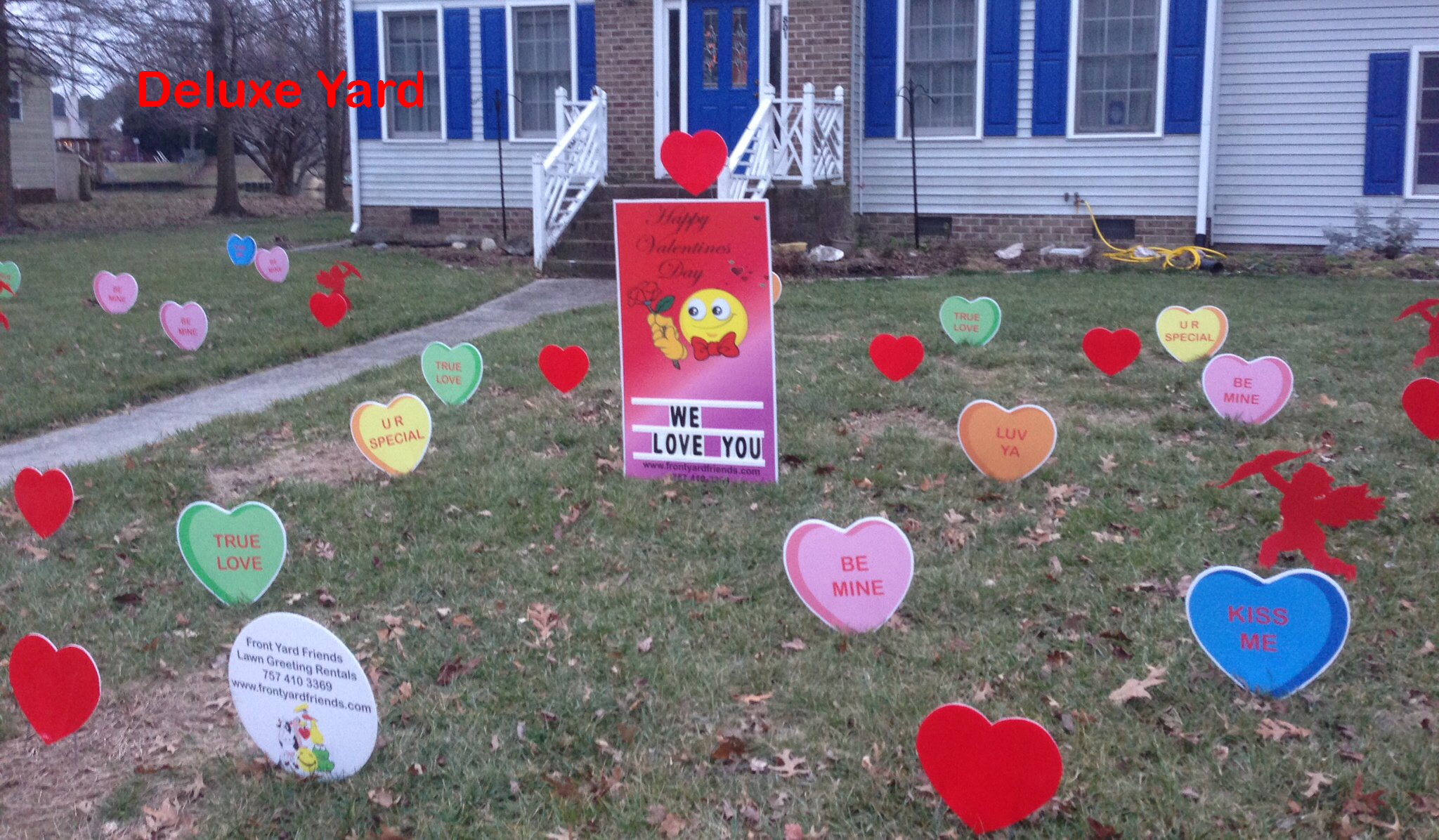 valentines day yard sign